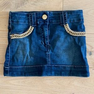 Bluemarine Baby denim skirt
